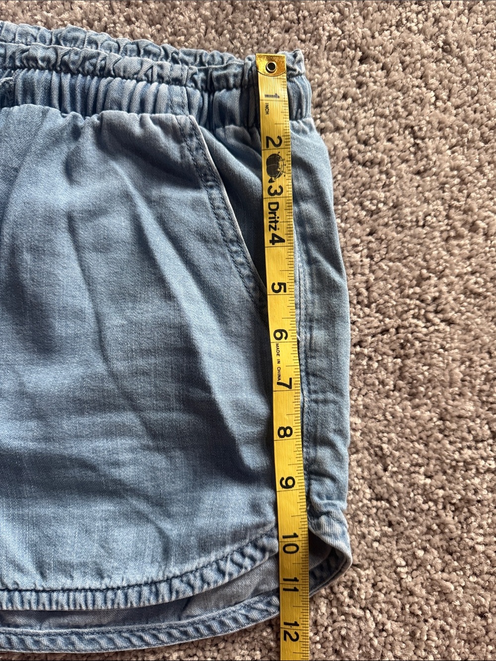 American Eagle Light Blue Women's Drawstring Lounge Shorts Size small - Picture 5 of 6
